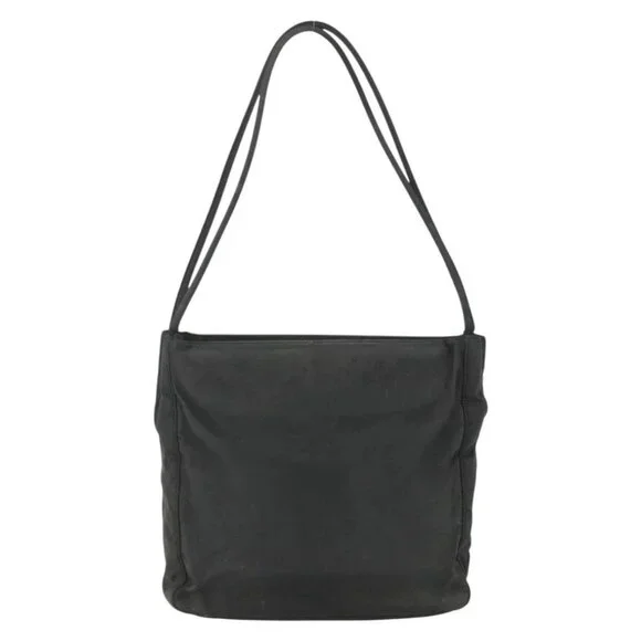 PRADA Tote Bag Nylon Black Auth 155212